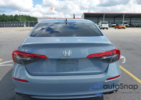 2022 Honda Civic Sport z USA, uszkodzony, nr VIN 2HGFE2F56NH530925